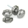 From The Anvil Pewter Octagonal Mortice/Rim Knob Set