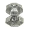 From The Anvil Pewter Octagonal Mortice/Rim Knob Set