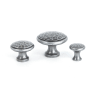 From The Anvil Pewter Hammered Cabinet Knob - Small
