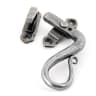 From The Anvil Pewter Locking Shepherd's Crook Fastener - RH