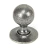 From The Anvil Pewter Round Mortice/Rim Knob Set