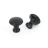 From The Anvil Black Hammered Cabinet Knob - Small