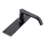 From The Anvil Black Deluxe Lever Latch Set