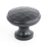 From The Anvil Black Hammered Cabinet Knob - Medium