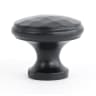 From The Anvil Black Hammered Cabinet Knob - Medium