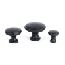 From The Anvil Black Hammered Cabinet Knob - Medium