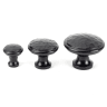 From The Anvil Black Hammered Cabinet Knob - Large