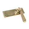 From The Anvil Aged Brass Hinton Lever Latch Set