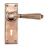 From The Anvil Polished Bronze Hinton Lever Lock Set