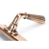 From The Anvil Polished Bronze Hinton Lever Lock Set