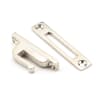 From The Anvil Polished Nickel Locking Hinton Fastener