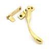 From The Anvil Polished Brass Night-Vent Locking Peardrop Fastener - RH