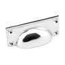 From The Anvil Polished Chrome Art Deco Drawer Pull
