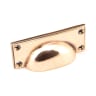 From The Anvil Polished Bronze Art Deco Drawer Pull