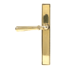 From The Anvil Aged Brass Newbury Slimline Lever Espag. Latch Set