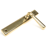 From The Anvil Aged Brass Newbury Slimline Lever Espag. Latch Set
