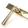 From The Anvil Aged Brass Newbury Slimline Lever Espag. Latch Set
