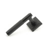 From The Anvil Matt Black Brompton Lever on Rose Set (Square)