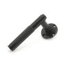 From The Anvil Matt Black Brompton Lever on Rose Set (Square)