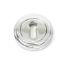 From The Anvil Polished Chrome Round Escutcheon (Art Deco)
