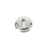 From The Anvil Polished Chrome Round Escutcheon (Art Deco)