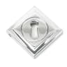 From The Anvil Polished Chrome Round Escutcheon (Square)