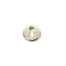 From The Anvil Polished Nickel Round Escutcheon (Art Deco)