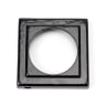 From The Anvil Black Round Escutcheon (Square)