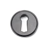 From The Anvil Black Round Escutcheon (Square)