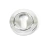 From The Anvil Polished Chrome Round Euro Escutcheon (Plain)