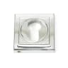 From The Anvil Polished Chrome Round Euro Escutcheon (Square)