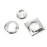 From The Anvil Polished Chrome Round Euro Escutcheon (Square)