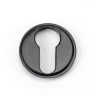 From The Anvil Black Round Euro Escutcheon (Plain)