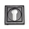 From The Anvil Black Round Euro Escutcheon (Square)