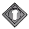 From The Anvil Black Round Euro Escutcheon (Square)