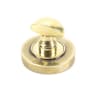 From The Anvil Aged Brass Round Thumbturn Set (Plain)
