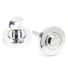 From The Anvil Polished Chrome Round Thumbturn Set (Plain)