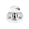 From The Anvil Polished Chrome Round Thumbturn Set (Beehive)