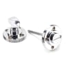 From The Anvil Polished Chrome Round Thumbturn Set (Beehive)