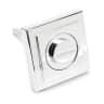 From The Anvil Polished Chrome Round Thumbturn Set (Square)