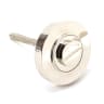 From The Anvil Polished Nickel Round Thumbturn Set (Plain)