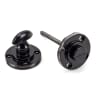 From The Anvil Black Round Thumbturn Set (Plain)