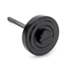 From The Anvil Black Round Thumbturn Set (Art Deco)