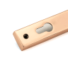From The Anvil Polished Bronze Brompton Slimline Lever Espag. Lock Set