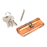 From The Anvil Polished Bronze 40/40 5pin Euro Cylinder