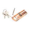 From The Anvil Polished Bronze 45/45 5pin Euro Cylinder KA