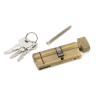 From The Anvil Aged Brass 35T/45 5pin Euro Cylinder/Thumbturn