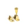 From The Anvil Polished Brass Brompton Brighton Fastener (Radiused)