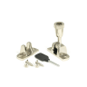 From The Anvil Polished Nickel Brompton Brighton Fastener (Radiused)