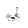 From The Anvil Polished Chrome Brompton Brighton Fastener (Radiused)